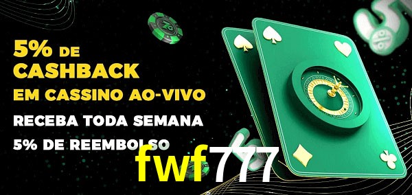 Promoções do cassino ao Vivo fwf777